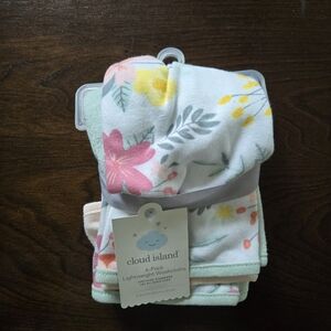 6 pack cloud island wash cloths